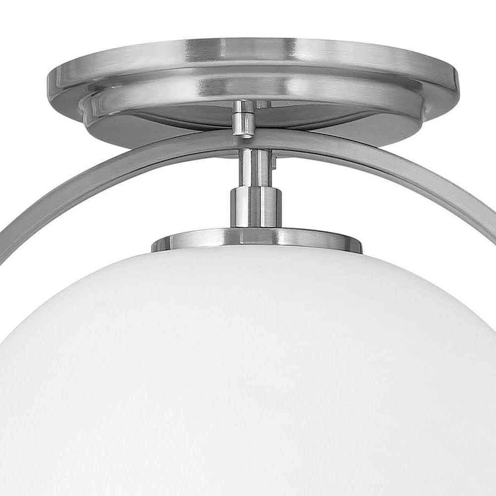 McCormick Hand Blown Glass Semi Flush Mount