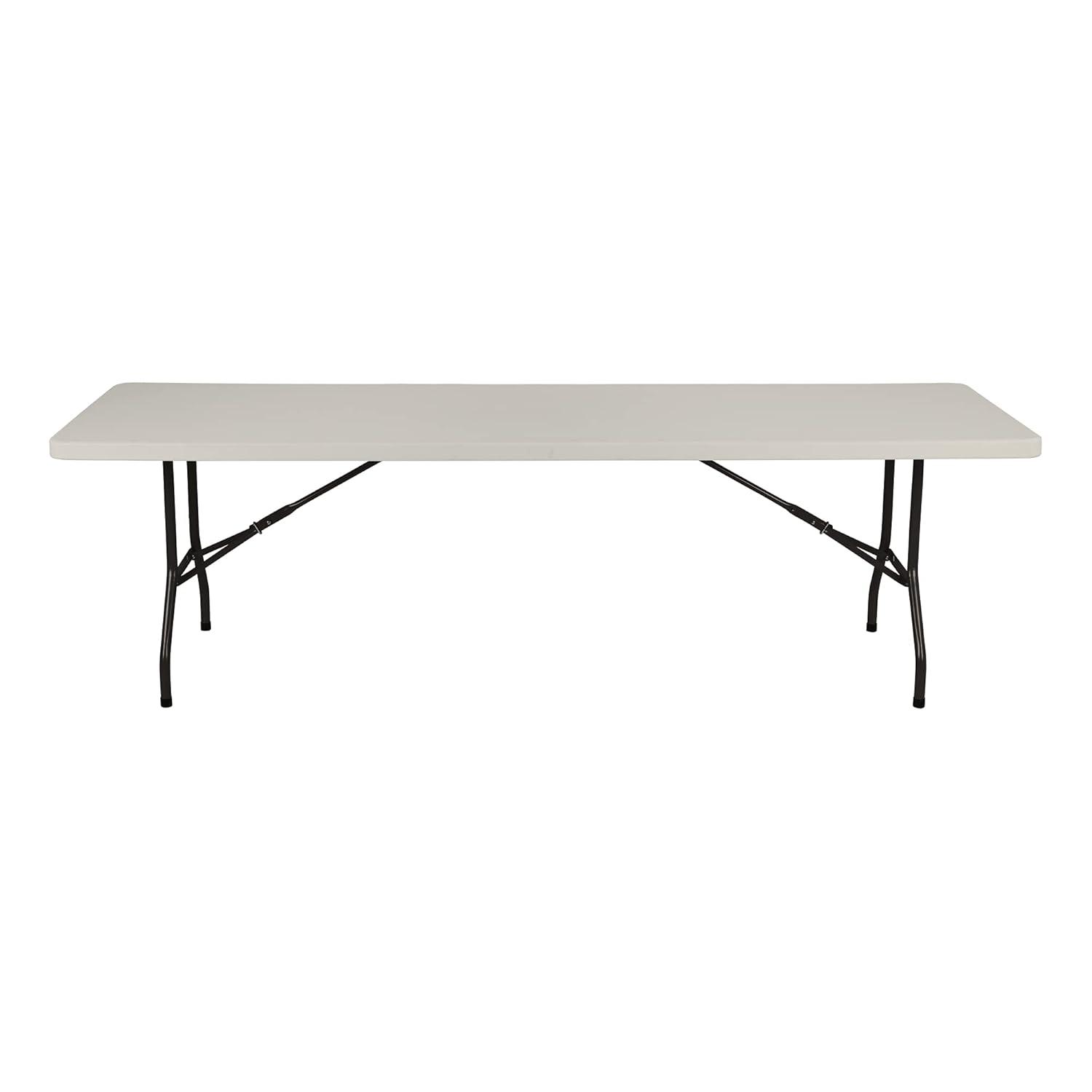 Rectangular Blow-Molded Plastic Indoor/Outdoor Folding Training Table