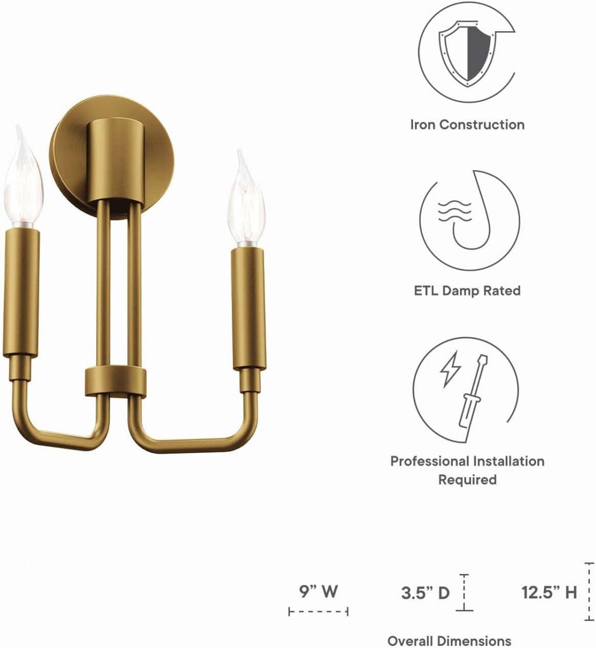 Modway Rekindle 2-Light Wall Sconce