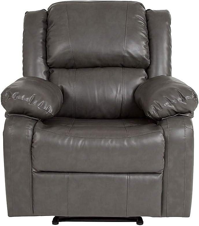 Flash Furniture Harmony Series Gray LeatherSoft Recliner