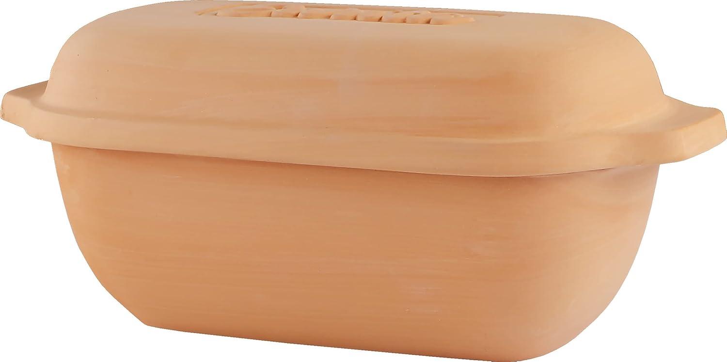 Reston Lloyd 99700 2 qt. Eurita Clay Loaf Pan with Lid