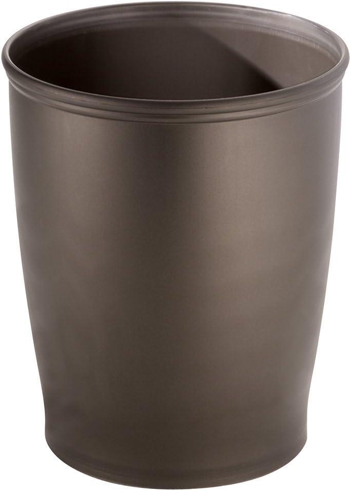 iDesign iDesign Kent Plastic Wastebasket Trash Can, 8.25" x 10"