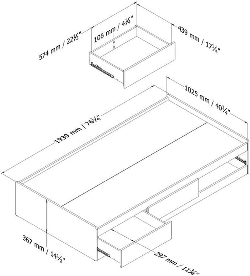 Sand & Stable™ Baby & Kids Bethany 3 Drawer Platform Bed by Sand & Stable™ Baby & Kids