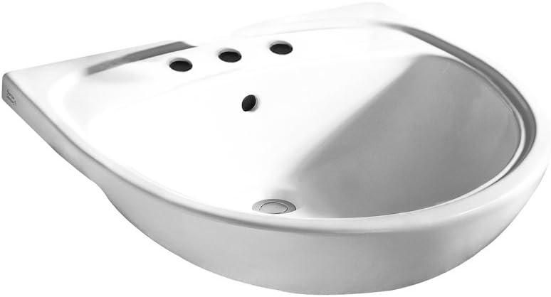 American Standard Mezzo 21.5'' Ceramic Circular Bathroom Sink with Overflow