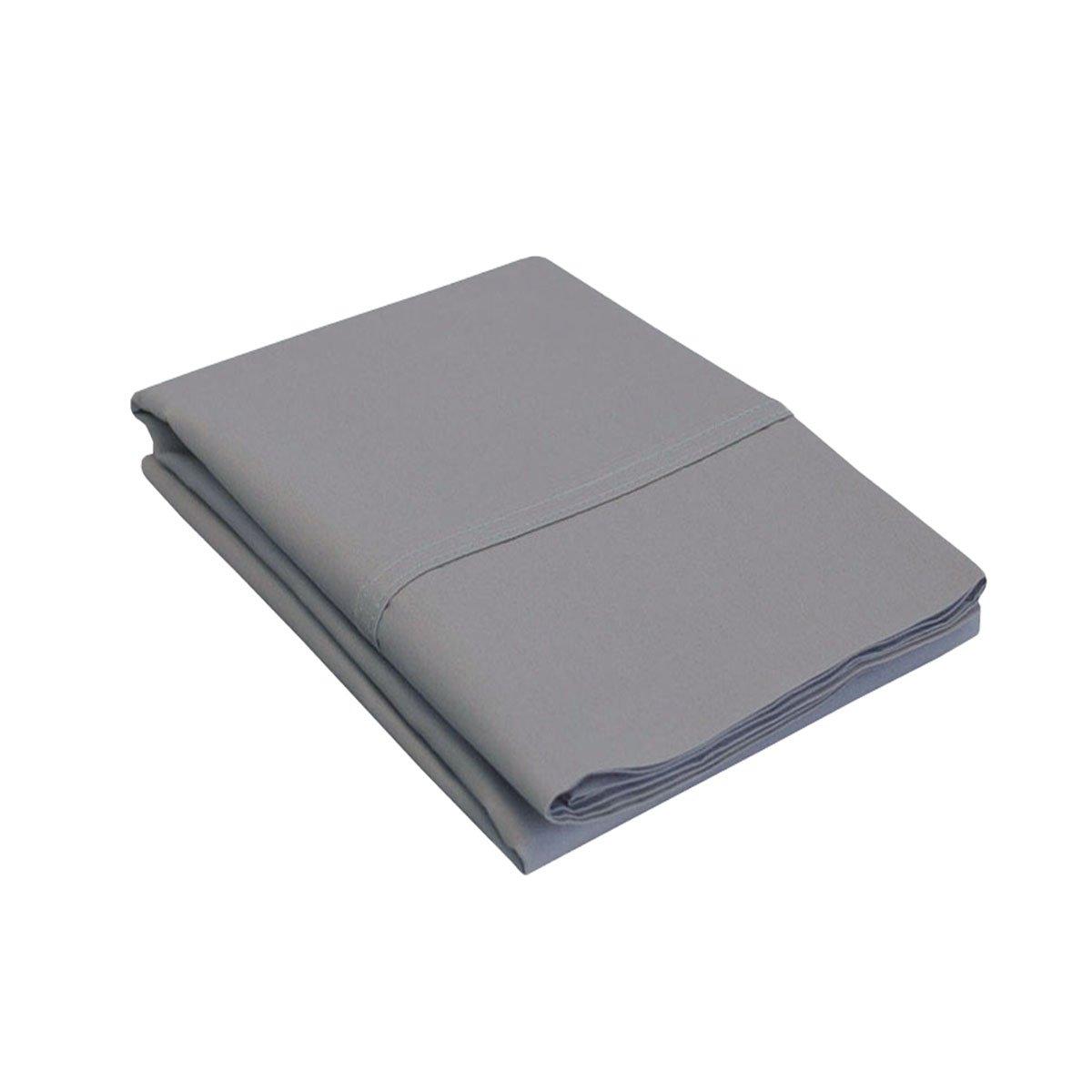 Superior Tierney Cotton Percale Deep Pocket Sheet Set, King, Gray
