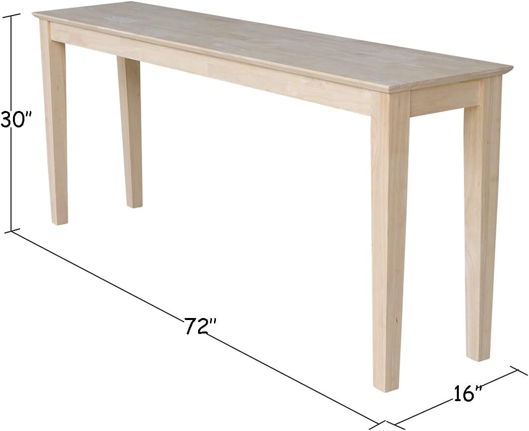 Shaker Table Unfinished - International Concepts