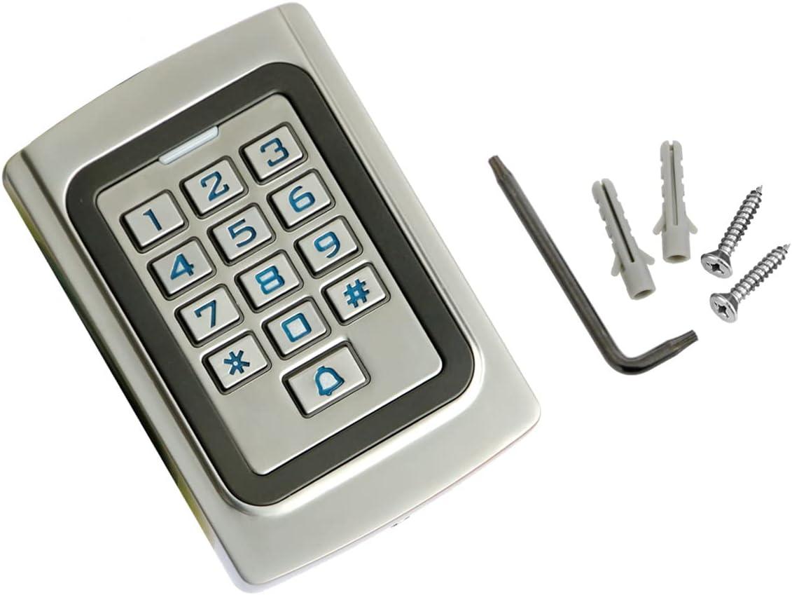 IP68 Waterproof 12V Metal Case Digital Keypad