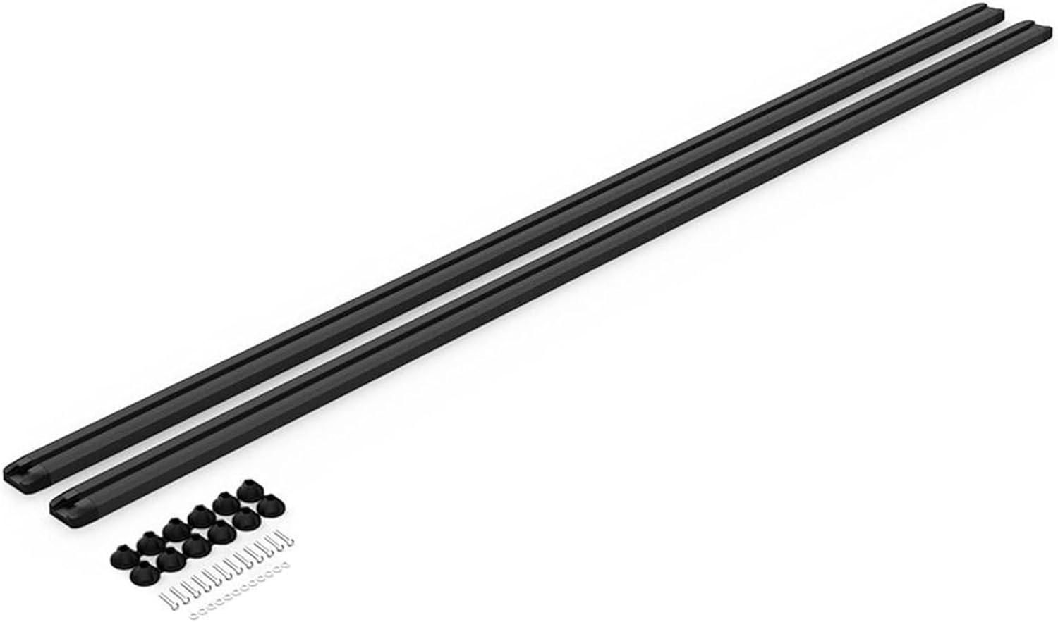 Yakima HD Track 60 Inch Car Roof Top Custom Rack Mounting Applications with CapNuts for SkyLine, OverHaul HD, and OutPost HD Systems, Black