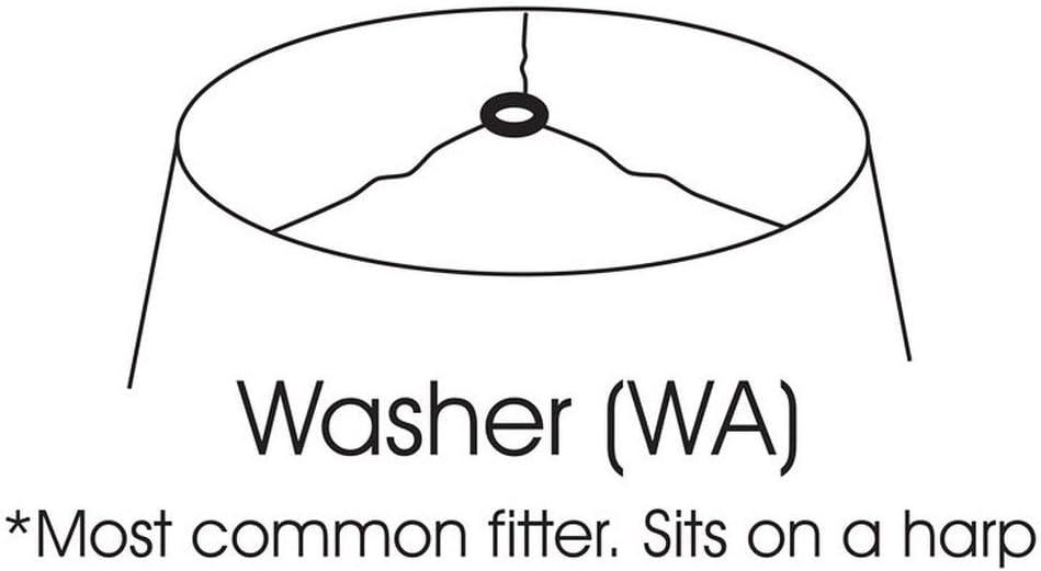 18" Brown Crinkle Oil Paper Empire Lamp Shade