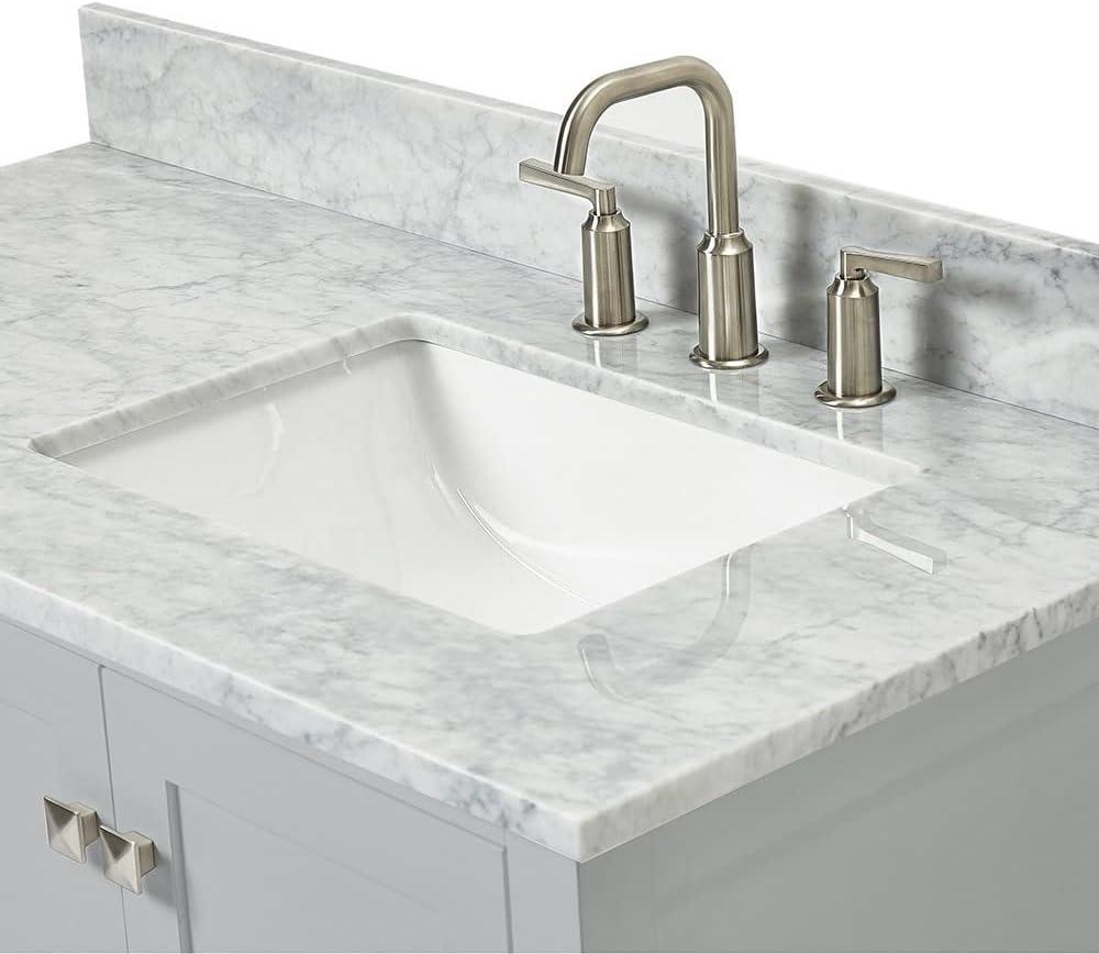 Ariel A043srcw2rvo Cambridge 43" Free Standing Single Basin Vanity Set - Grey