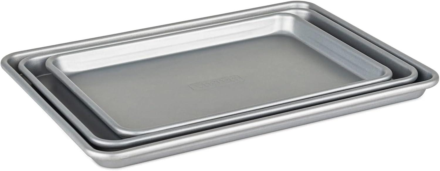 Viking Nonstick Aluminized Steel 3-Piece Baking Sheet Set