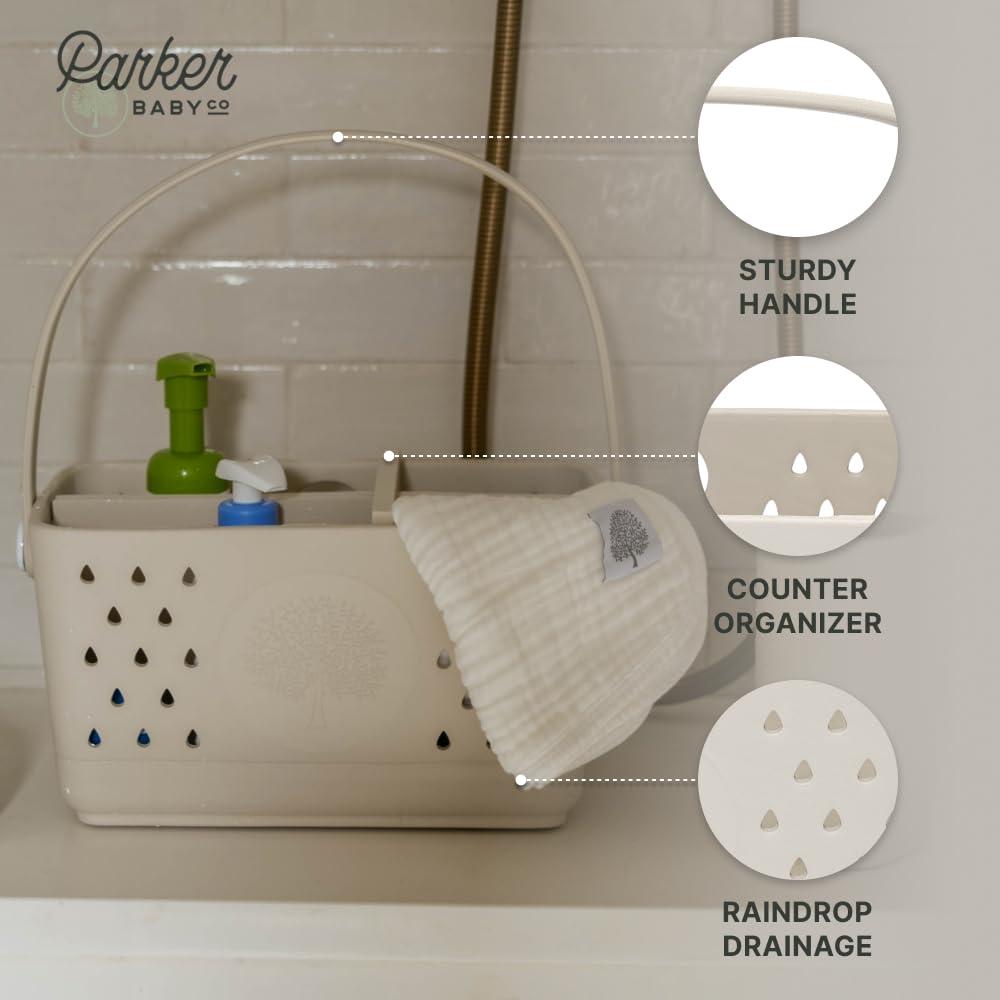 Parker Baby Co. Bath Caddy - Snow
