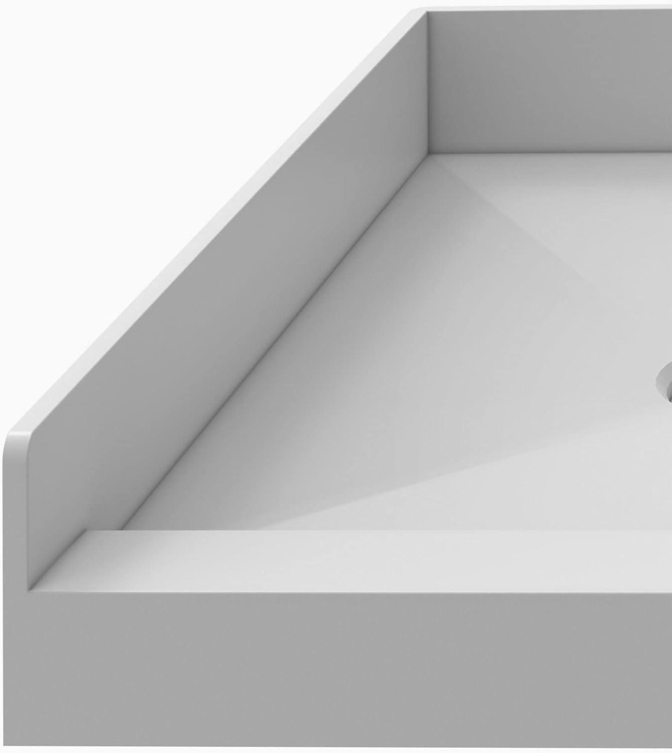 DreamLine DTP-1136602 TilePrime 36" D x 60" W x 3" H Single Threshold Shower Base, Right Drain