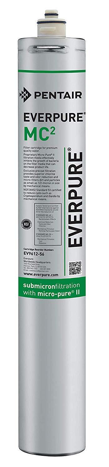 Pentair/Everpure Quick Connect Filter,0.5 micron,1.7 gpm  EV961256-75