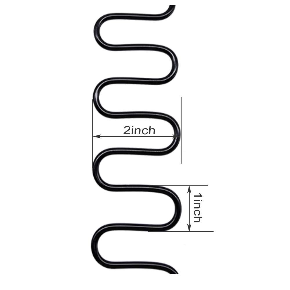 Yoogu 25inch Sofa Upholstery Spring Replacement- 4pk with Z Clips Wire for Furniture Chair Couch Repair