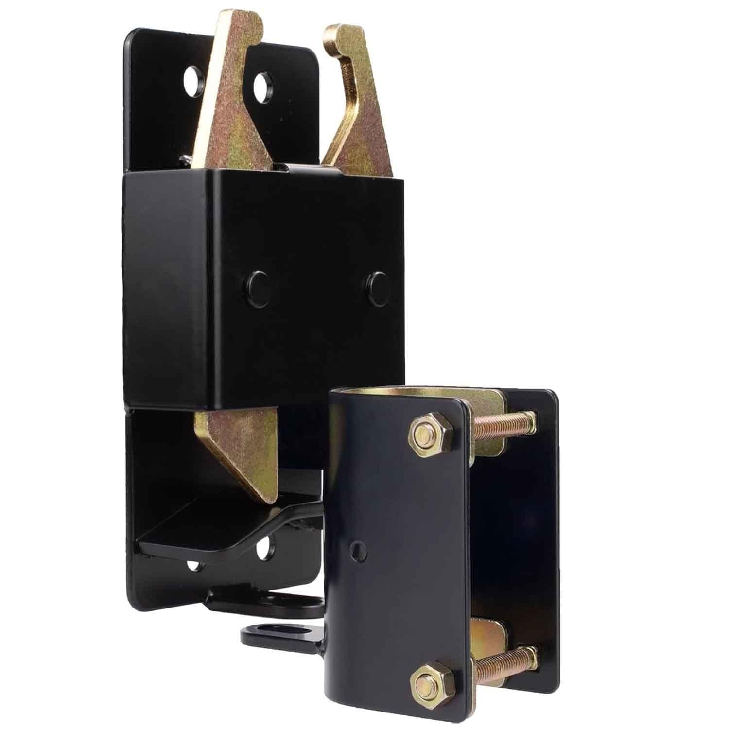 Black Steel Manual Gate Latch for Chain Link Fence