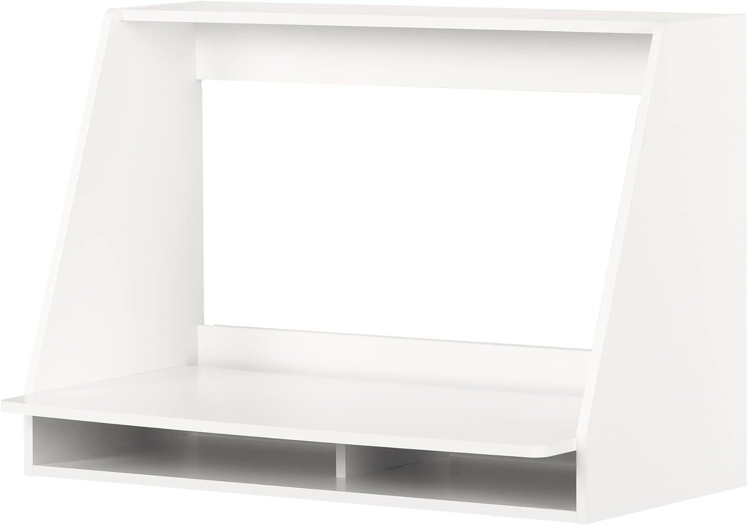 Hourra Wall Mounted Kids' Desk Pure White - South Shore