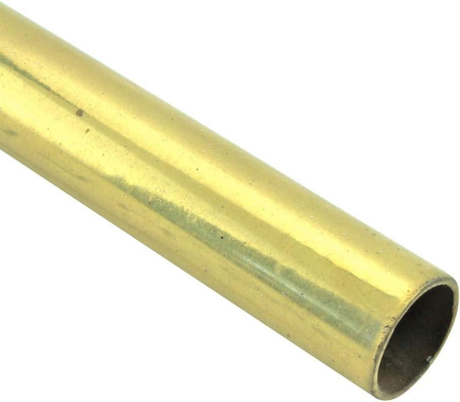 The Renovators Supply Inc. Smooth Bright Brass Stair Carpet Rod Tubing 1/2"OD 36" Renovators Supply