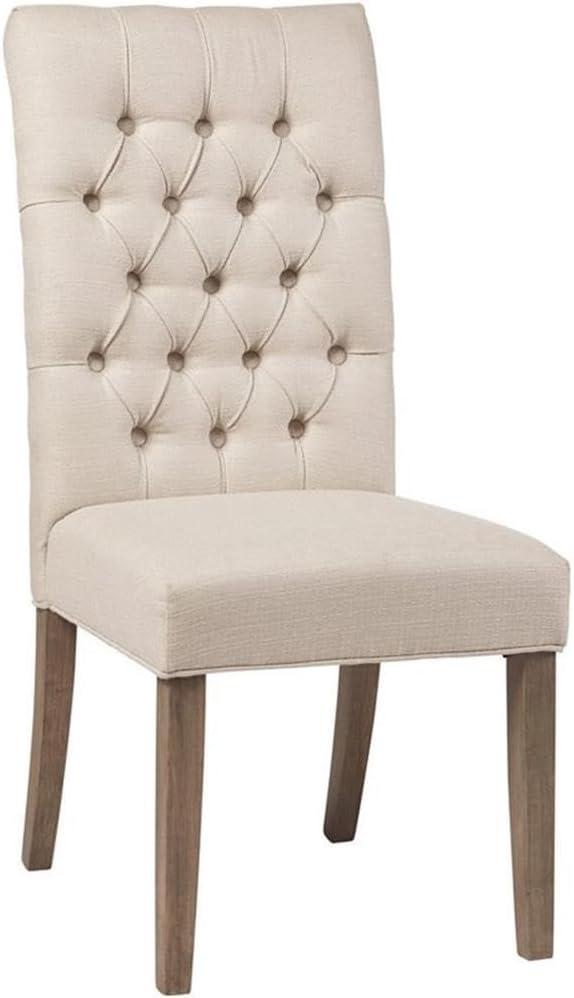 Gadsden Tufted Back Dining Chairs Vineyard Oak (Set of 2)