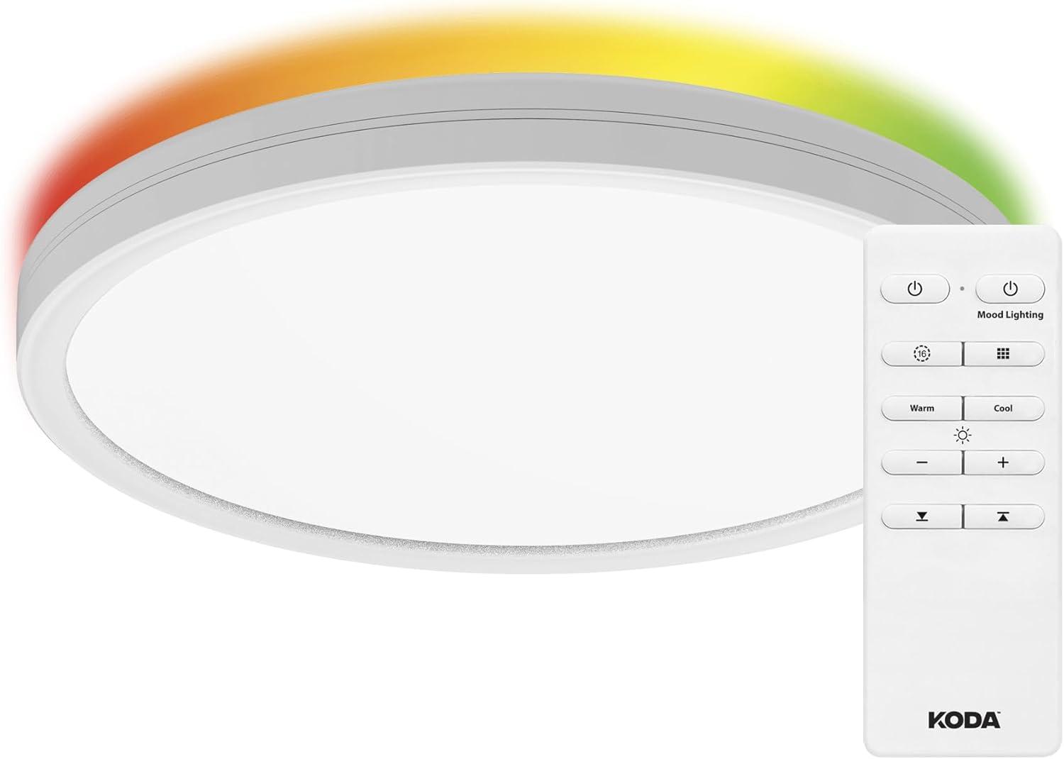 Koda KODA Slim 12" LED Ceiling Light with Mood Light