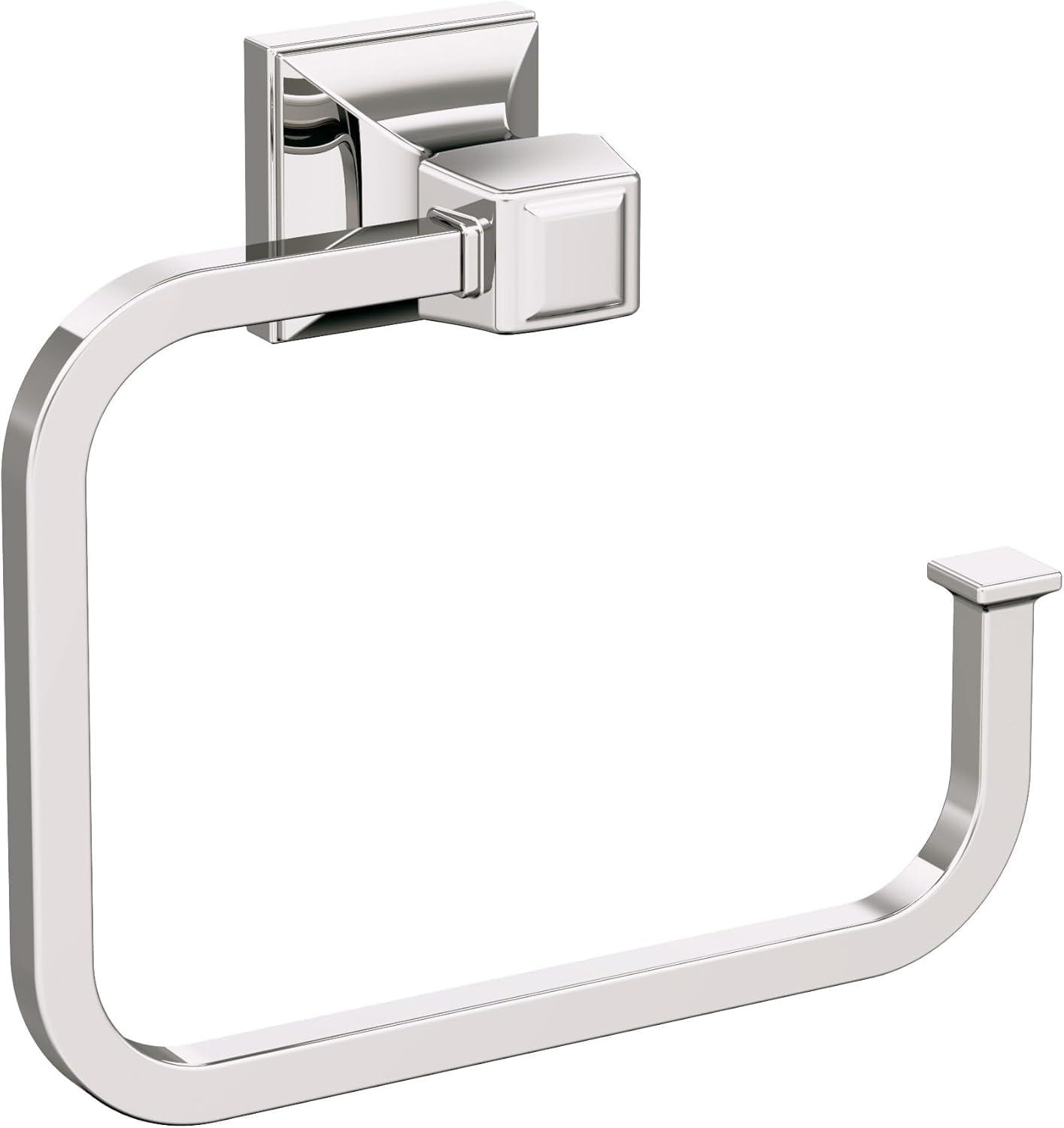 Amerock Mulholland Polished Nickel Open Towel Ring BH36022PN