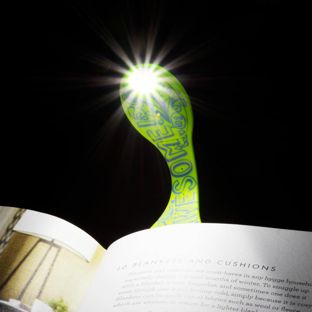 Thinking Gifts 2-in-1 LED Reading Light | Clip-on Bookmark & Book Light for Children & Adults