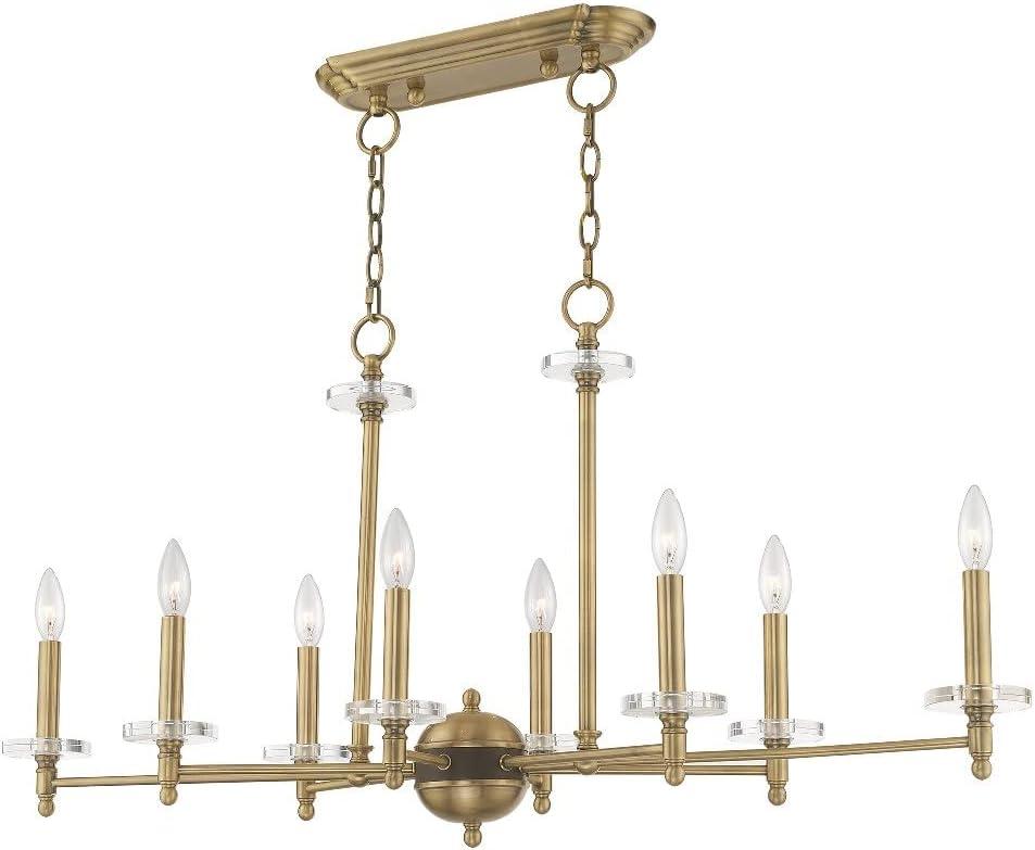 Willa Arlo™ Interiors Christofer 8 - Light Dimmable Transitional Linear Chandelier