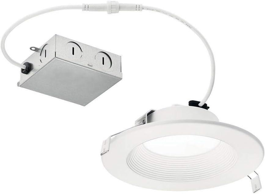 Classic 8'' White Glass LED Ceiling Downlight, Energy Star Rated