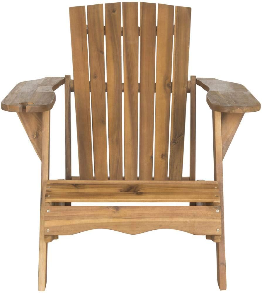 Vista Adirondack Chair Indoor/Outdoor - PAT6727 - Natural - Safavieh