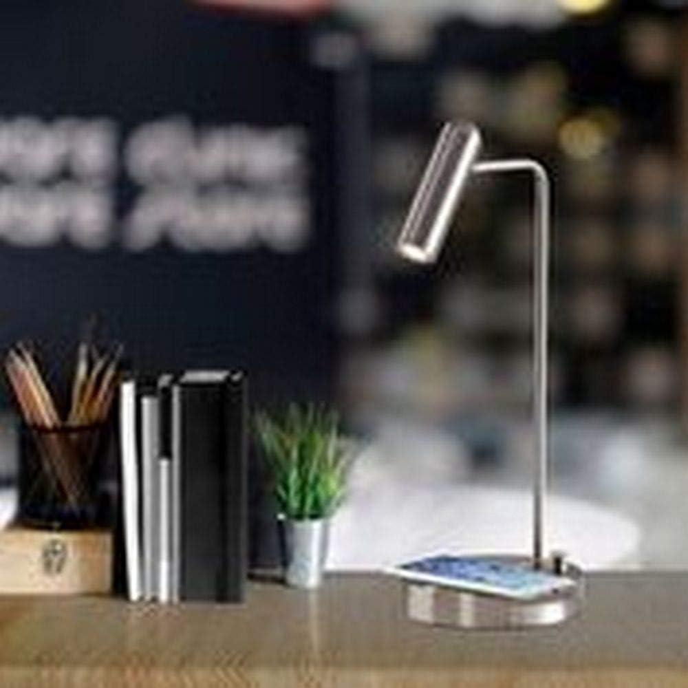 Avon 17" Desk Lamp With USB And Wireless Charging