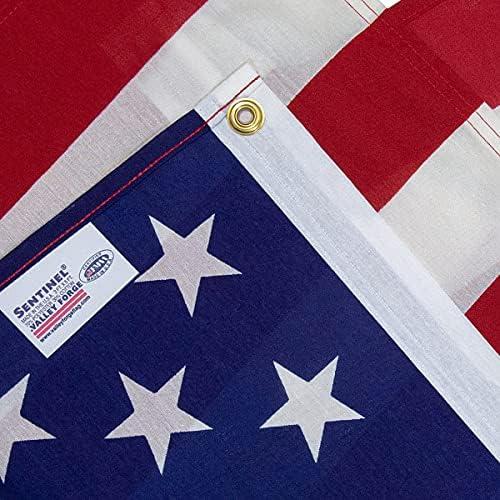 3ft x 5ft USA Printed Polyester Cotton Flag Made by Valley Forge