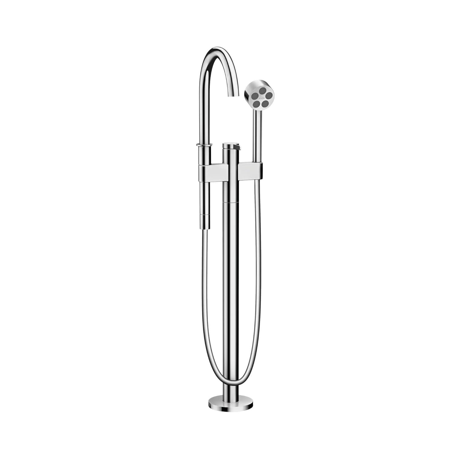 One 1 Handle Bathroom Freestanding Tub Filler with Diverter