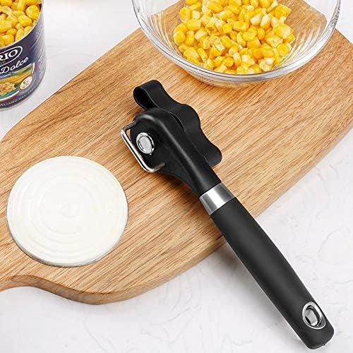 Safe Cut Can Opener, Smooth Edge Can Opener - Can Opener handheld, Manual Can Opener, Ergonomic Smooth Edge, Food Grade Stainless Steel Cutting Can Opener for Kitchen & Restaurant