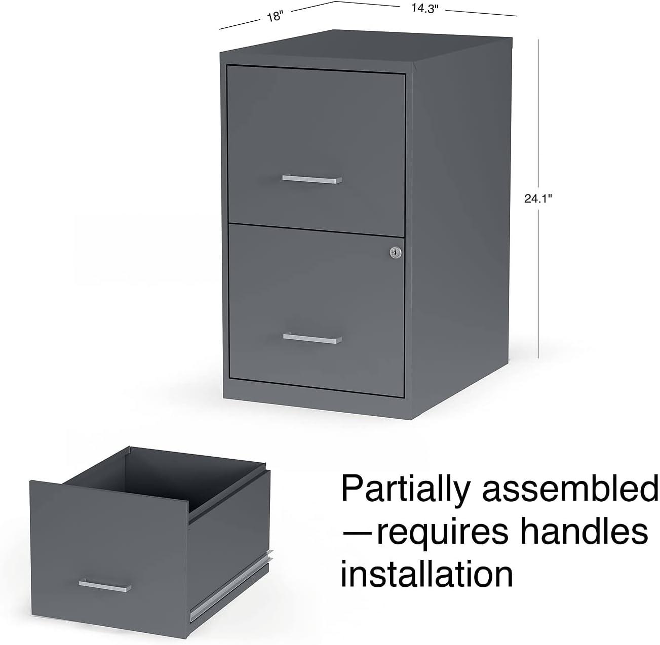 Office Designs 2 Drawer Vertical File Cabinet 14443