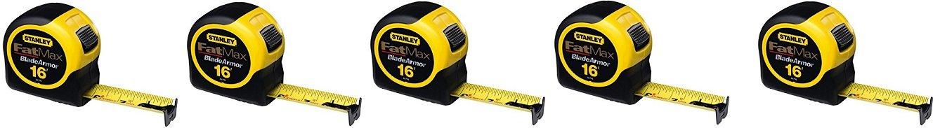 Stanley Tools FatMax Blade Armor Reinforced Tape Measure 1 1/4in x 16ft 33716