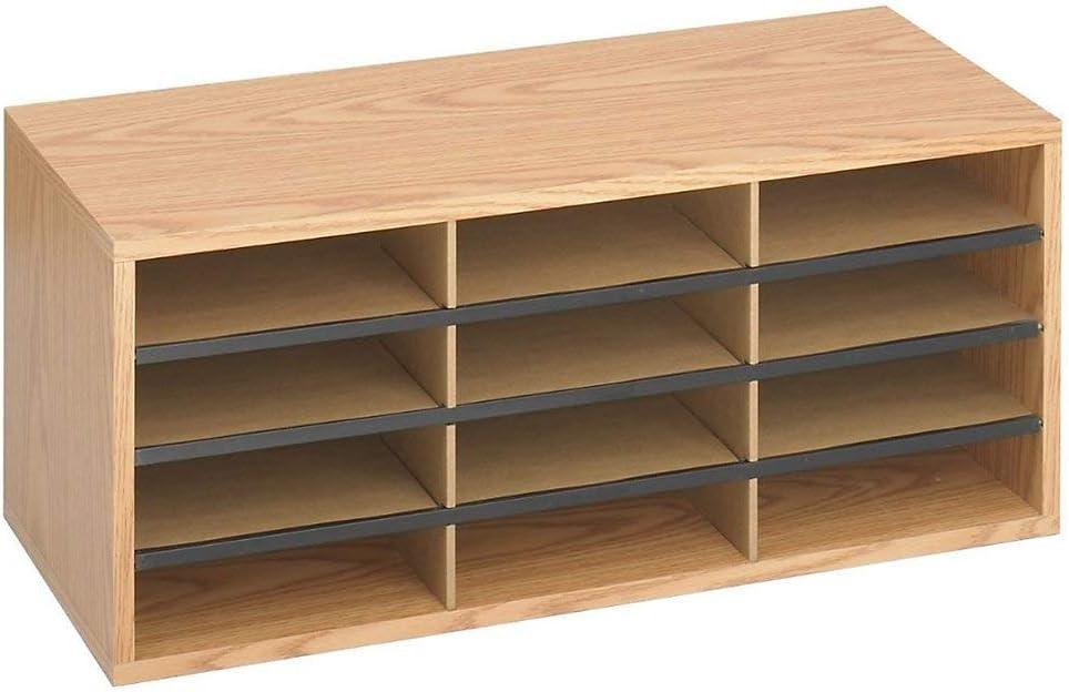 Safco Products Company Small Wood/Corrugated Literature Organizer