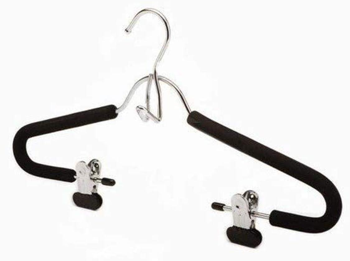 Only Hangers Inc. Metal Non-Slip Hangers With Clips for Suit/Coat (Set of 10)