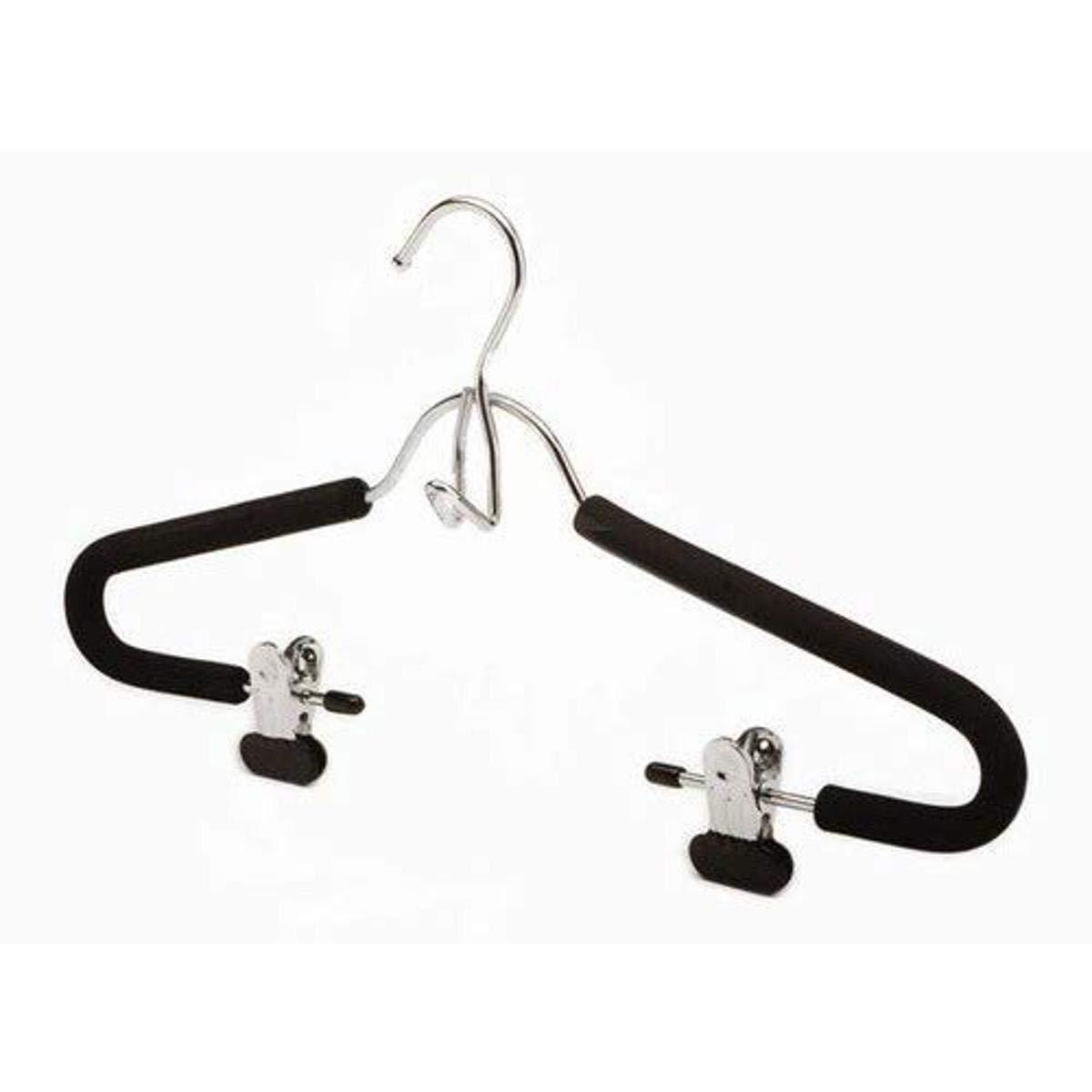 Only Hangers Inc. Metal Non-Slip Hangers With Clips for Suit/Coat (Set of 10)