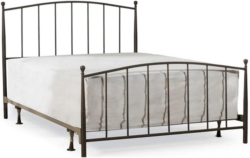 Hillsdale Furniture Warwick Gray Bronze Metal Queen Bed