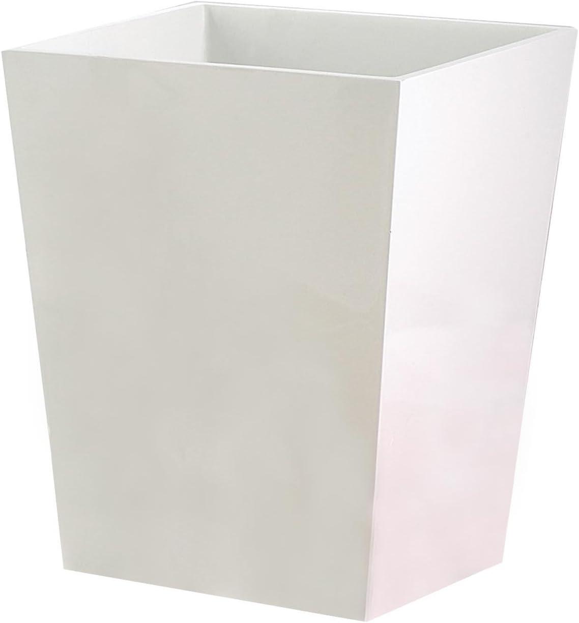 Elegant Wastebasket White - Nu Steel