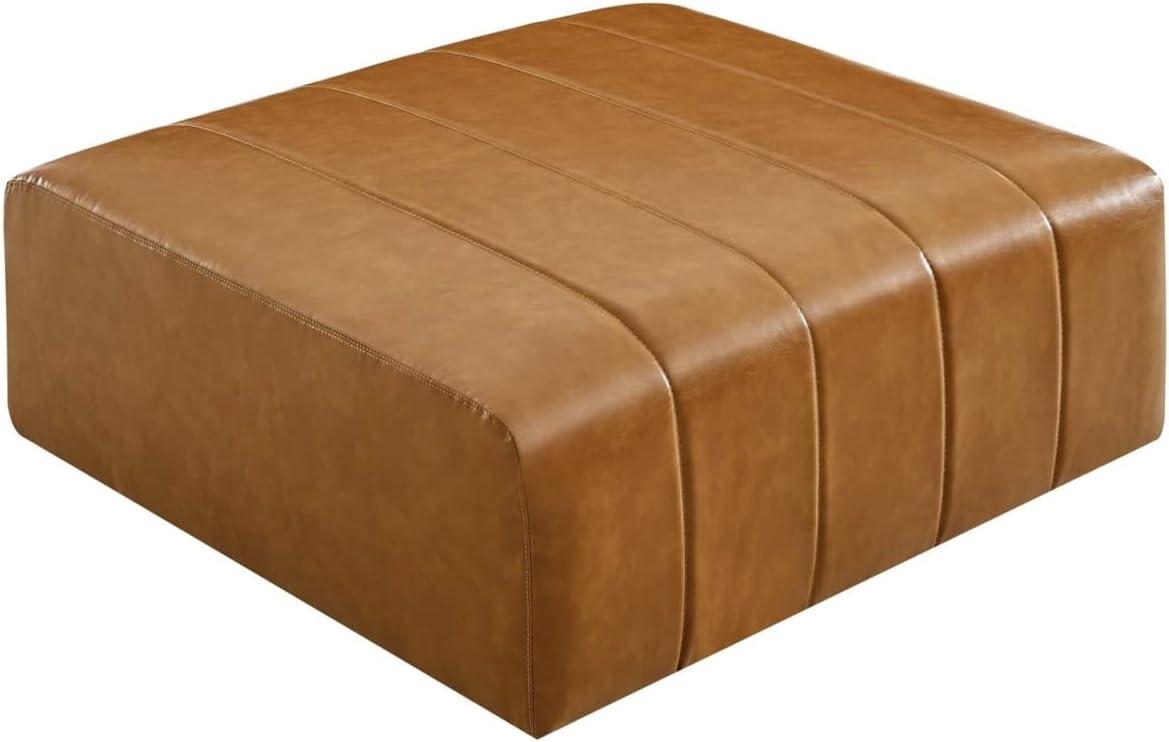 Bartlett Vegan Leather Ottoman by Modway