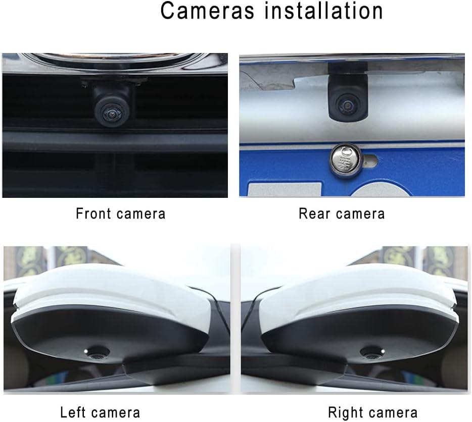 Super Hd 1080P Car 360 Degree Bird View Surround System DVR Record Backup Camera Parking Monitoring with HD Sensor