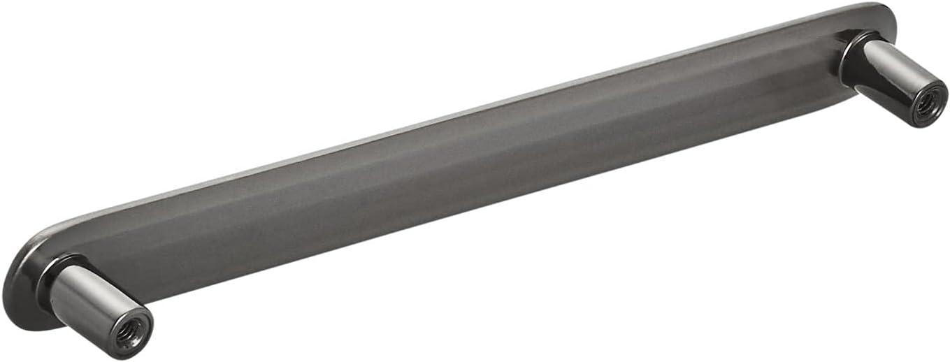 Gunmetal Modern 7" Bar Cabinet Pull with Mounting Hardware