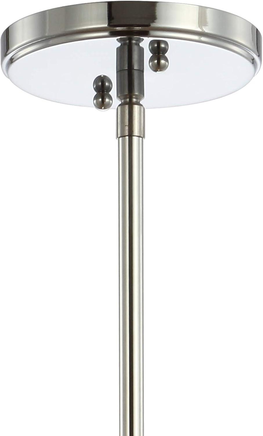 Kurtz Chrome Polished Clear Glass LED Adjustable Pendant