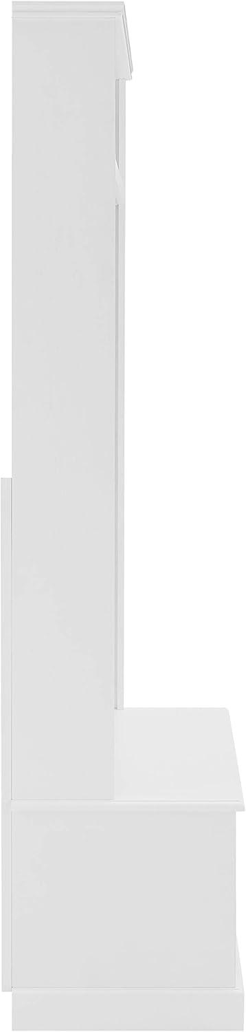 Ellison Hall Tree White - Crosley: Organizer Bench with Hooks & Storage Drawer