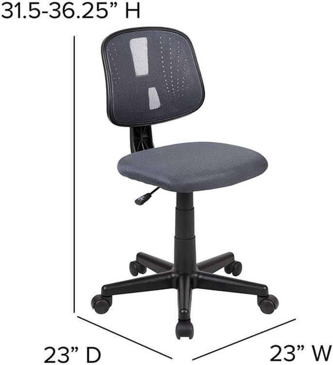 Flash Furniture Flash Fundamentals Mid-Back Mesh Swivel Task Office Chair with Pivot Back