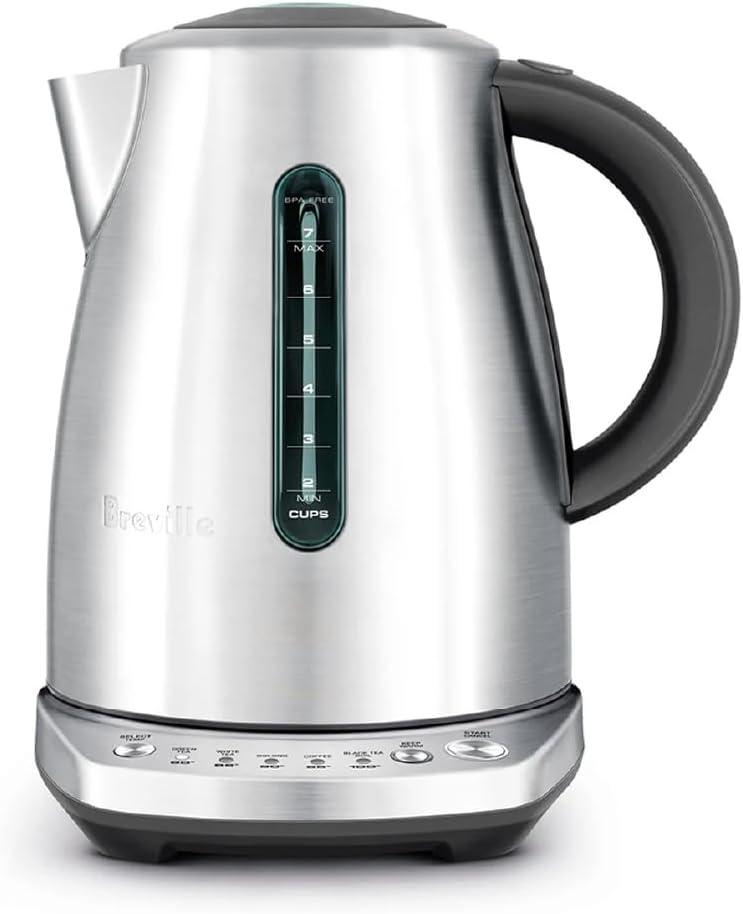 Breville 7-Cup Silver Stainless Steel Electric Kettle