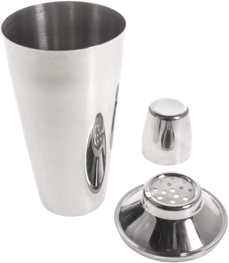 American Metalcraft CSJ174 Acrylic Cocktail Shakers, Three Piece, 28 oz. Capacity, Silver