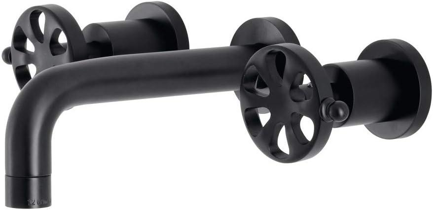 Kingston Brass Belknap Two-Handle 3-Hole Wall Mount Bathroom Faucet
