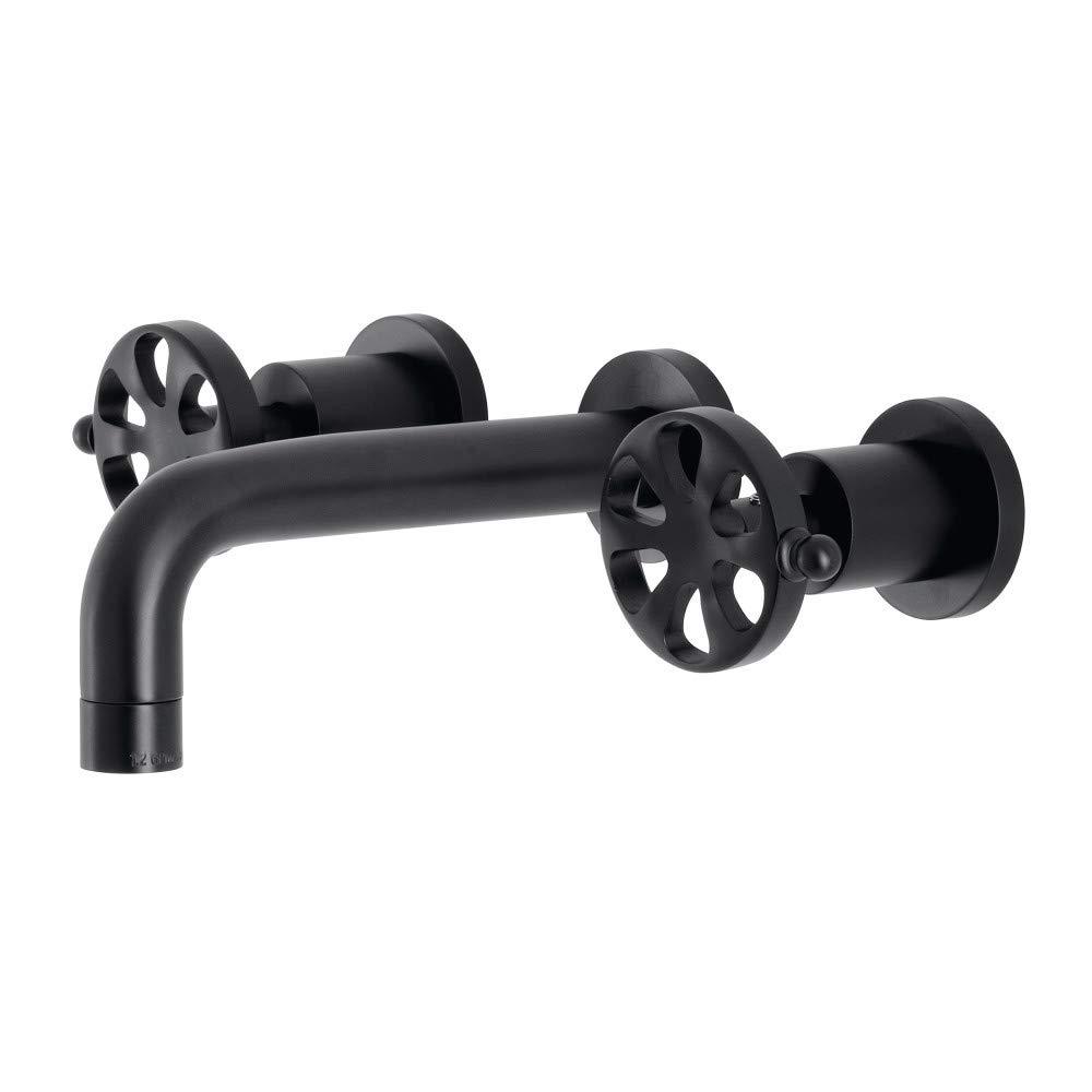 Kingston Brass Belknap Two-Handle 3-Hole Wall Mount Bathroom Faucet